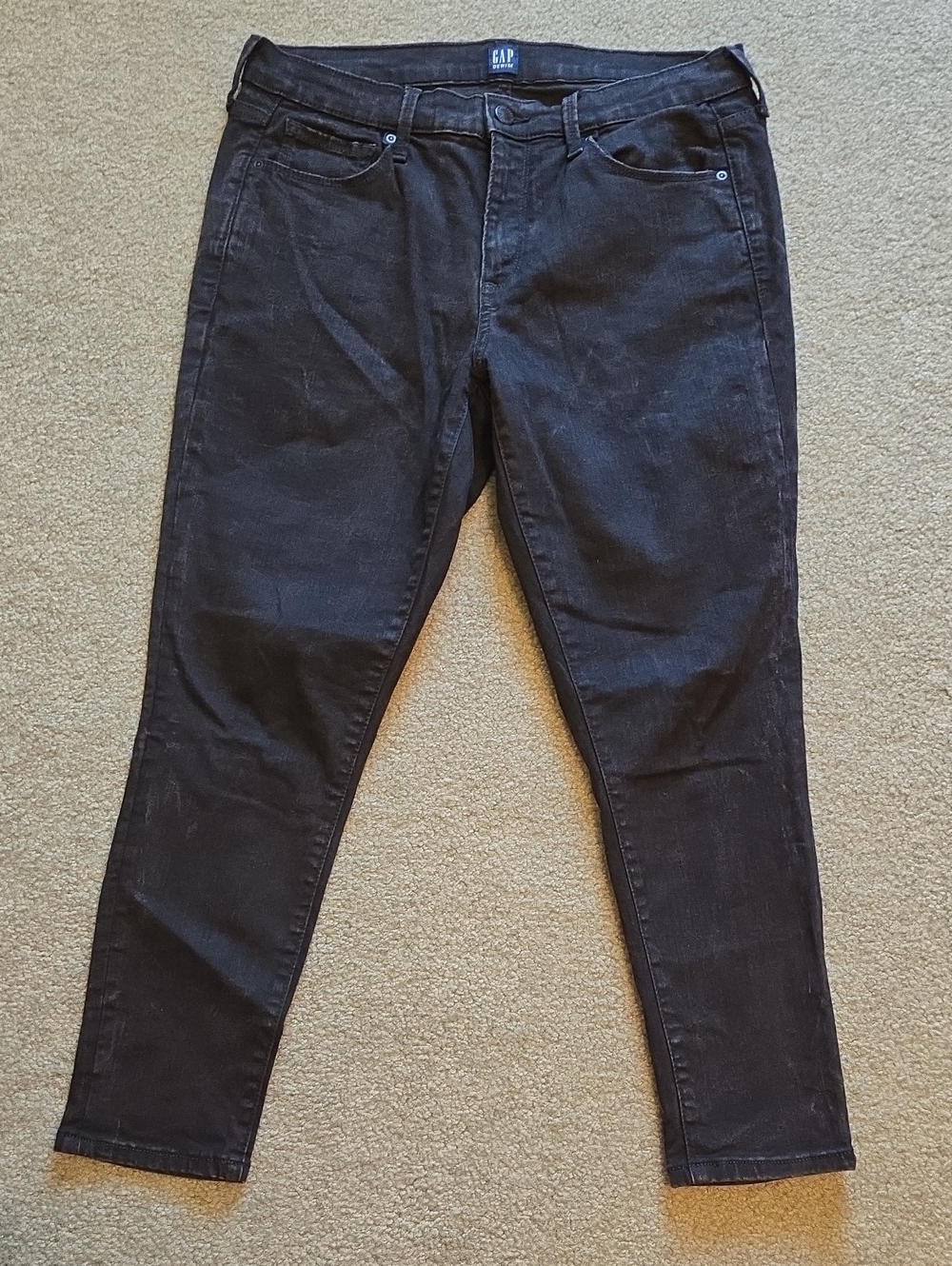 GAP Women's Slim Black Jeans 12 Petite